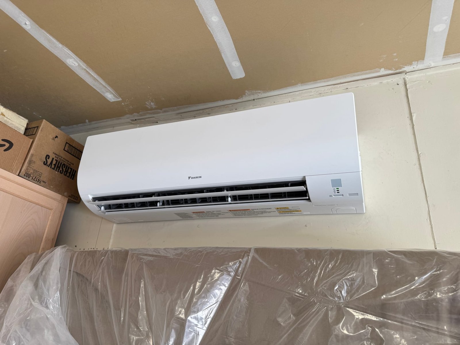 Indoor unit from a dual mini-split installation