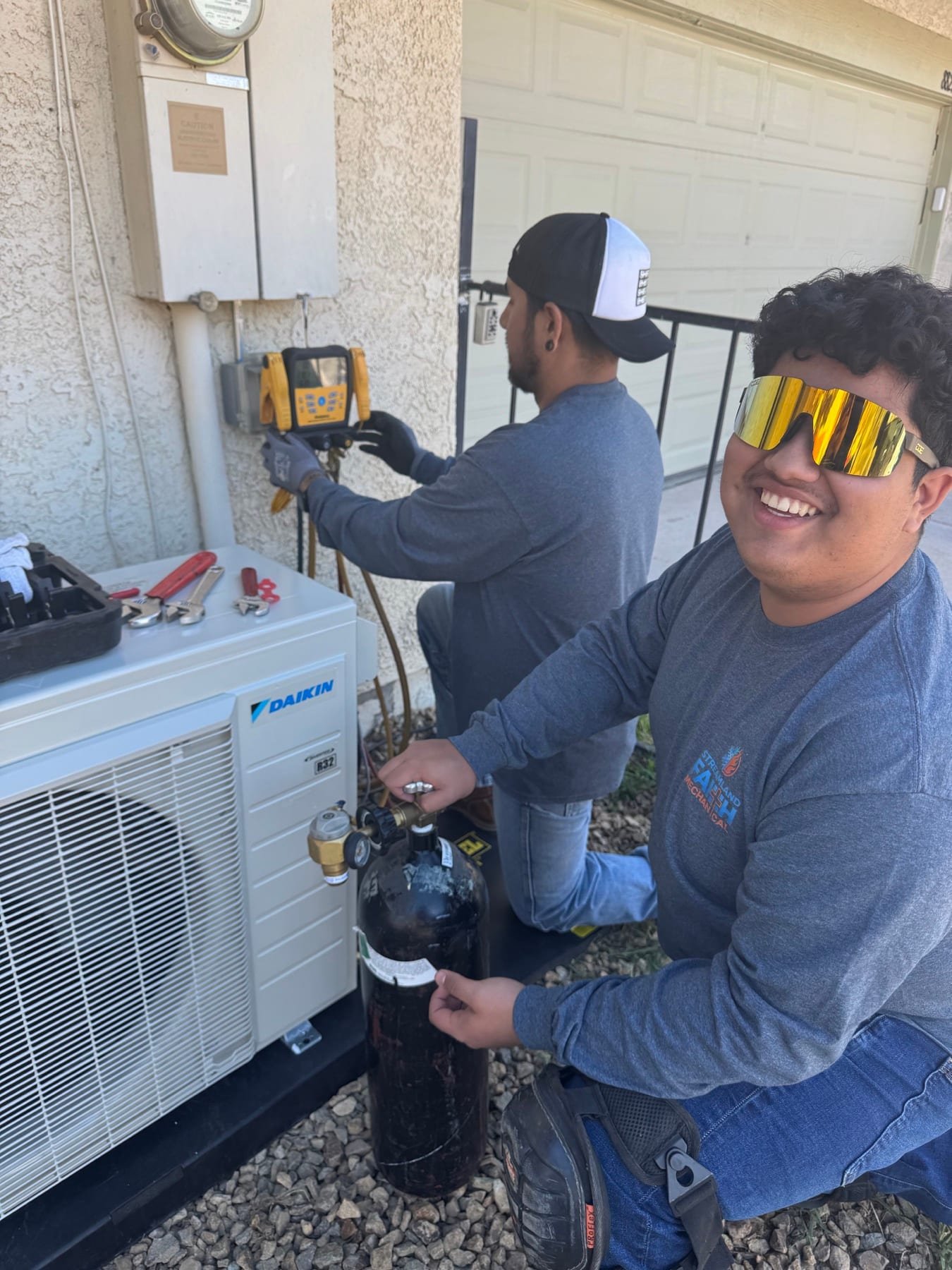 Emergency HVAC Service work by Streamland Faith HVAC